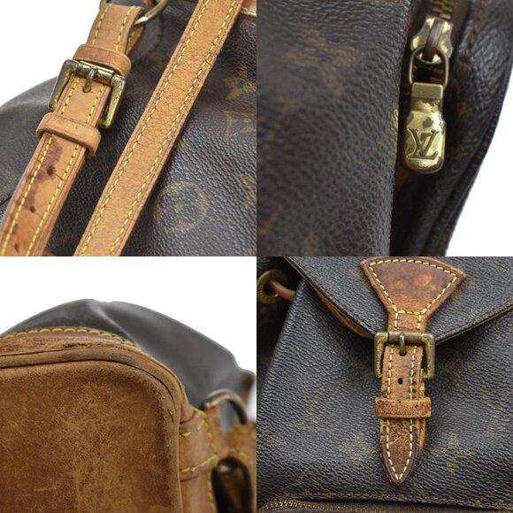 LOUIS VUITTON Mini Montsouris Backpack Bag Monogram Leather Brown M51137 33KB025 - Picture 10 of 15